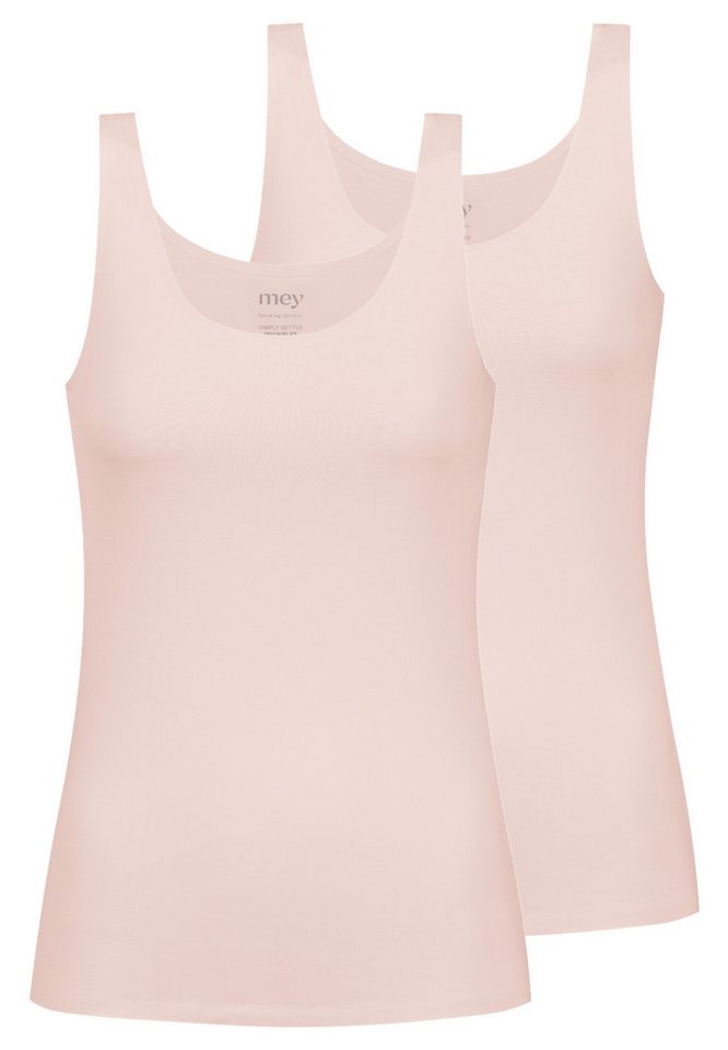 Mey Unterhemd 2er Pack Simply Better Invisibles (Spar-Set, 2-St) Unterhemd / Top - Blickdicht - Unsichtbar unter Kleidung von Mey
