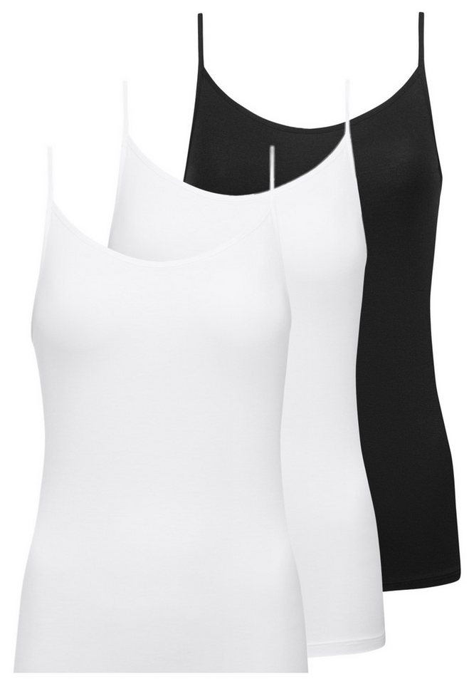 Mey Unterhemd 3er Pack Modal Pure (Spar-Set, 3-St) Spaghetti Top - Leicht - Elastisch und besonders weich von Mey