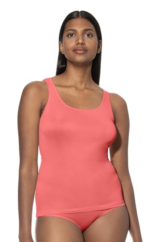 xMey Basics Serie Pure Sense Damen Tops breiter Träger Juicy Peach S-M(38/40) von Mey