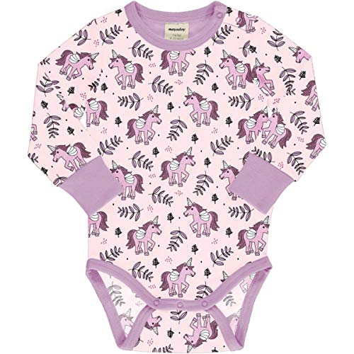 Meyadey by Maxomorra Mädchen Baby Body Einhörner Unicorn Jungle (86/92) von Meyadey