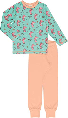 Meyadey by maxomorra Mädchen Schlafanzug Sea Horses (134/140) von Meyadey