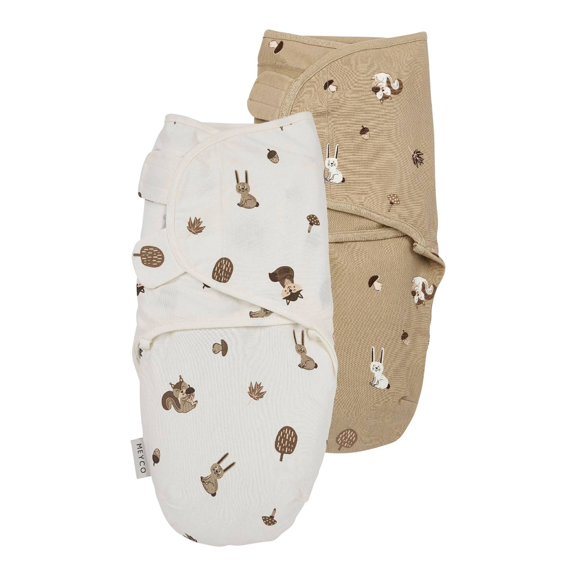 Meyco Baby 2er-Pack Pucktuch SwaddleMeyco 1.0 TOG Größe S/M von Meyco Baby