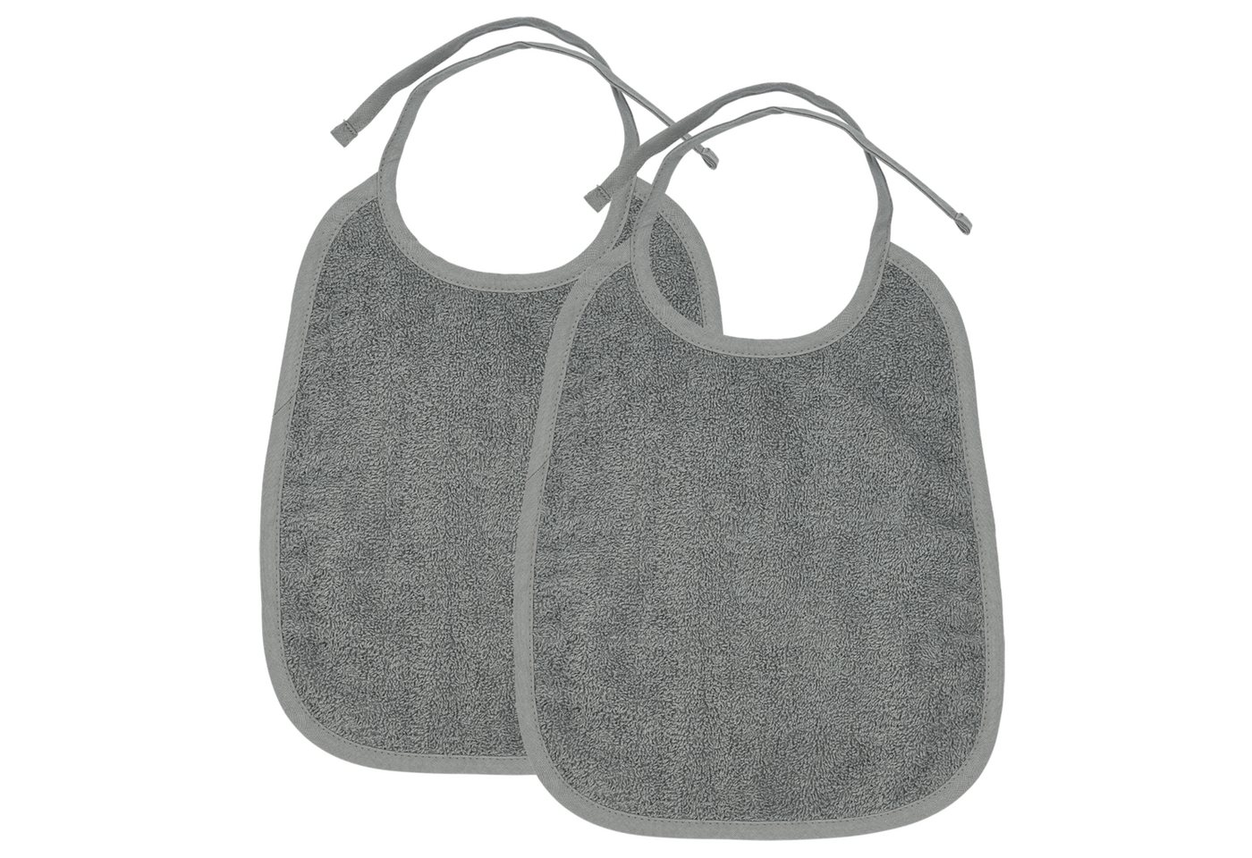 Meyco Baby Lätzchen Grey, (2-St), 25x34cm - 2-Pack von Meyco Baby