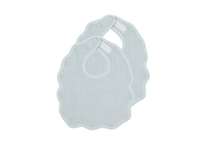 Meyco Baby Lätzchen Grey Blue, (2-St), 25x34cm - 2-Pack von Meyco Baby