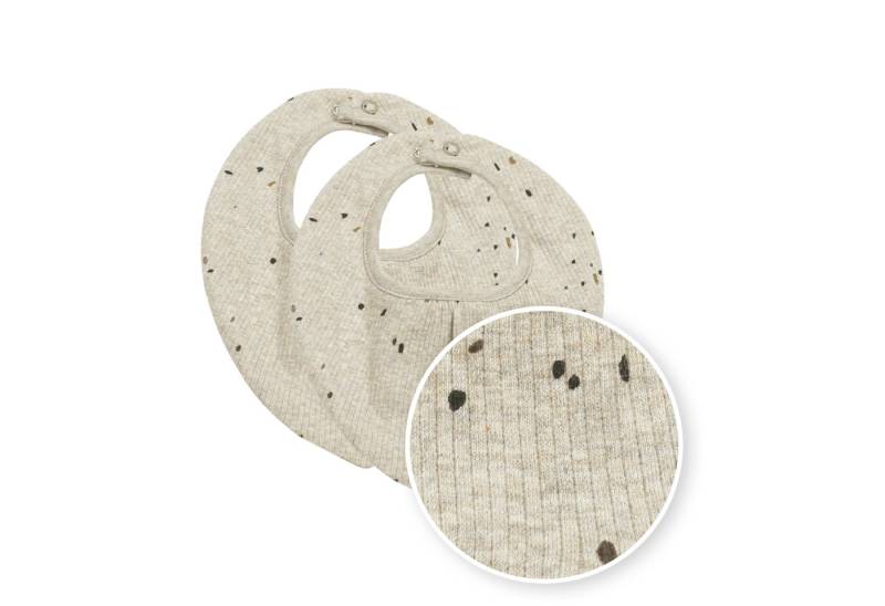 Meyco Baby Lätzchen Sand Melange, (2-St), 2-pack von Meyco Baby