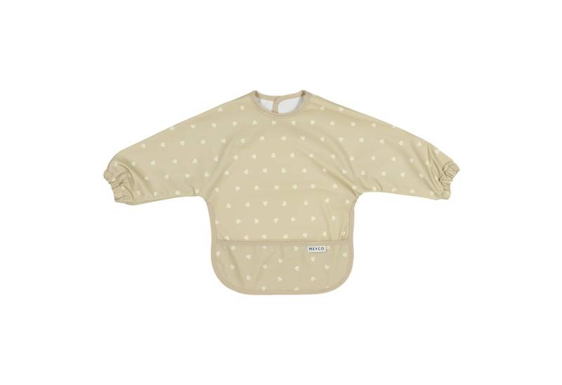 Meyco Baby Lätzchen Sweet Heart Sand/Soft Sand, 1-pack von Meyco Baby