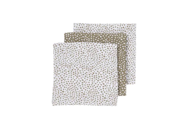 Meyco Baby Stoffwindeln Cheetah Taupe, 70x70cm - 3-pack von Meyco Baby