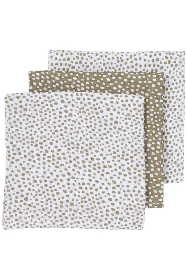 Meyco Baby Stoffwindeln Cheetah Taupe (3-St), 70x70cm von Meyco Baby