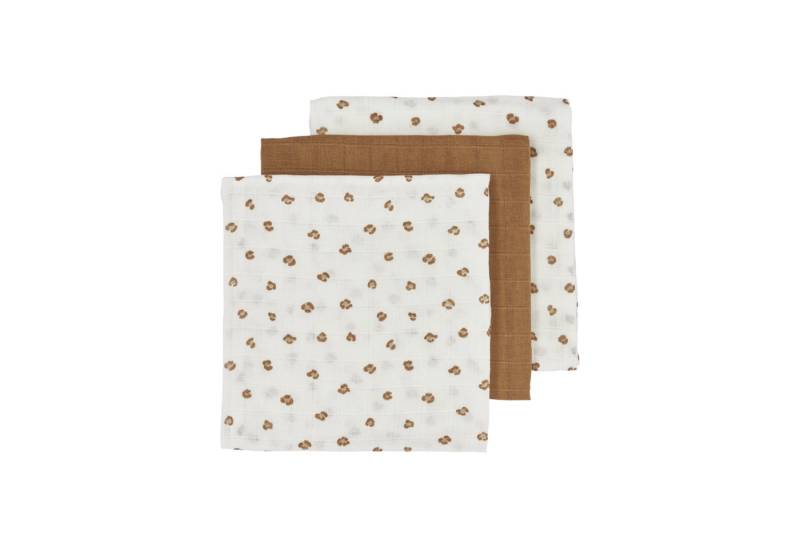 Meyco Baby Stoffwindeln Mini Panther Toffee, 70x70cm - 3-pack von Meyco Baby