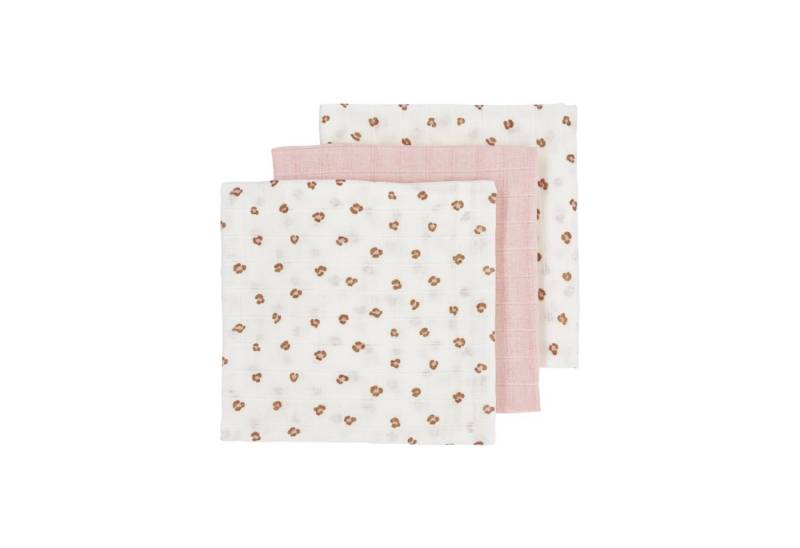 Meyco Baby Stoffwindeln Mini Panther Soft Pink, 70x70cm - 3-pack von Meyco Baby
