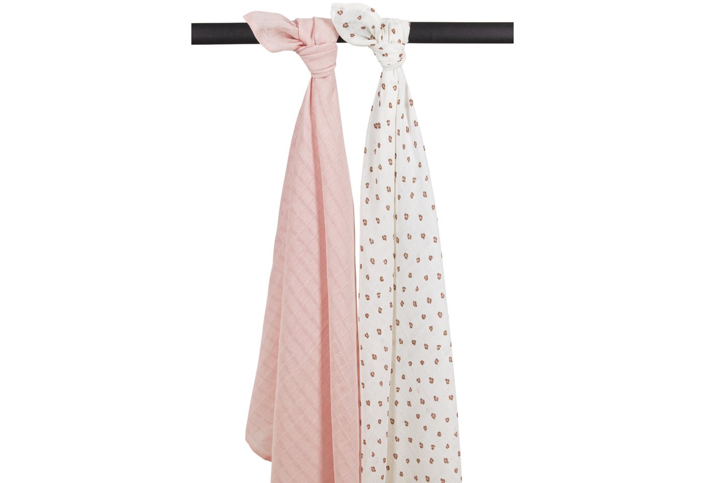 Meyco Baby Stoffwindeln Mini Panther Soft Pink (2-St), 120x120cm - 2-Pack von Meyco Baby