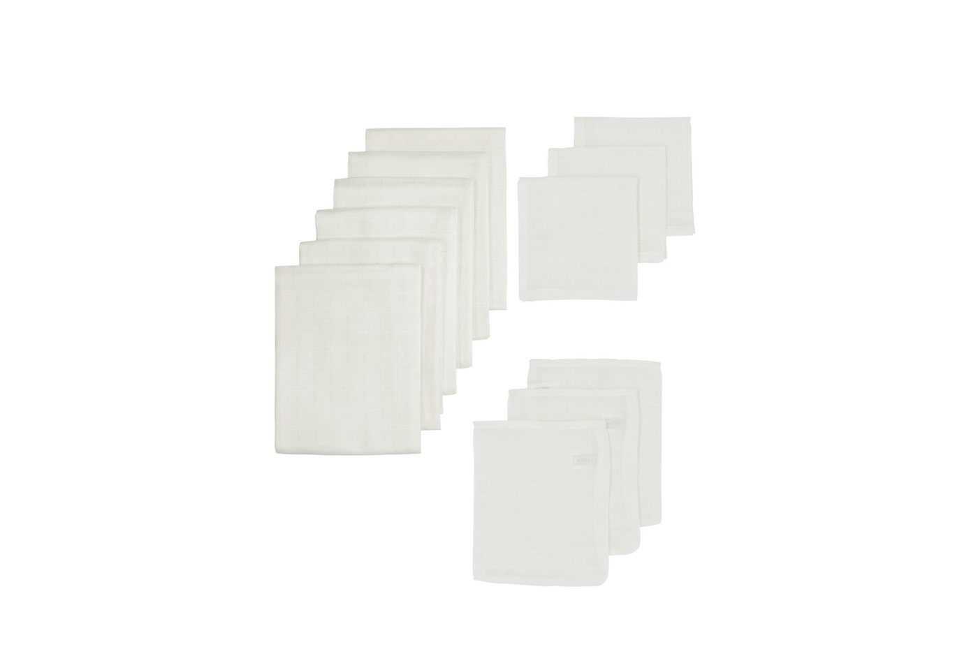 Meyco Baby Stoffwindeln Offwhite, Starterset - 12-Pack von Meyco Baby