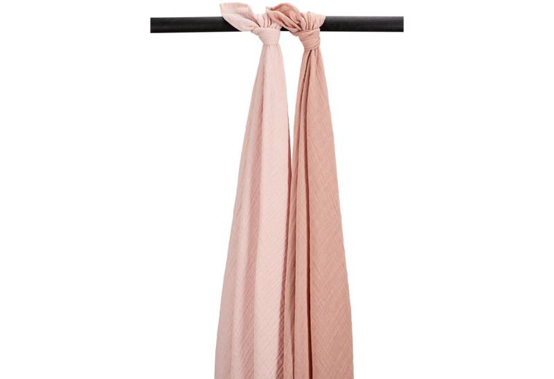 Meyco Baby Stoffwindeln Soft Rose/Rose (2-St), 120x120cm - 2-Pack von Meyco Baby
