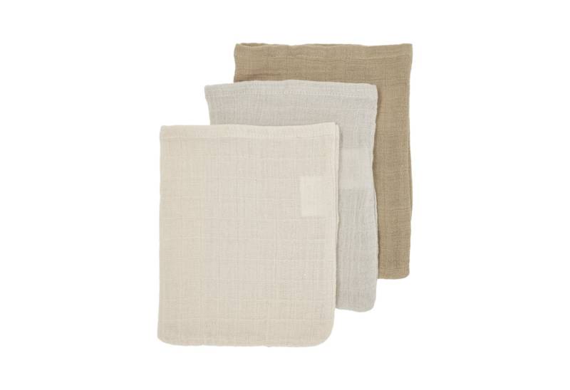Meyco Baby Stoffwindeln Soft Sand/Greige/Taupe, 20x17cm - 3-Pack von Meyco Baby