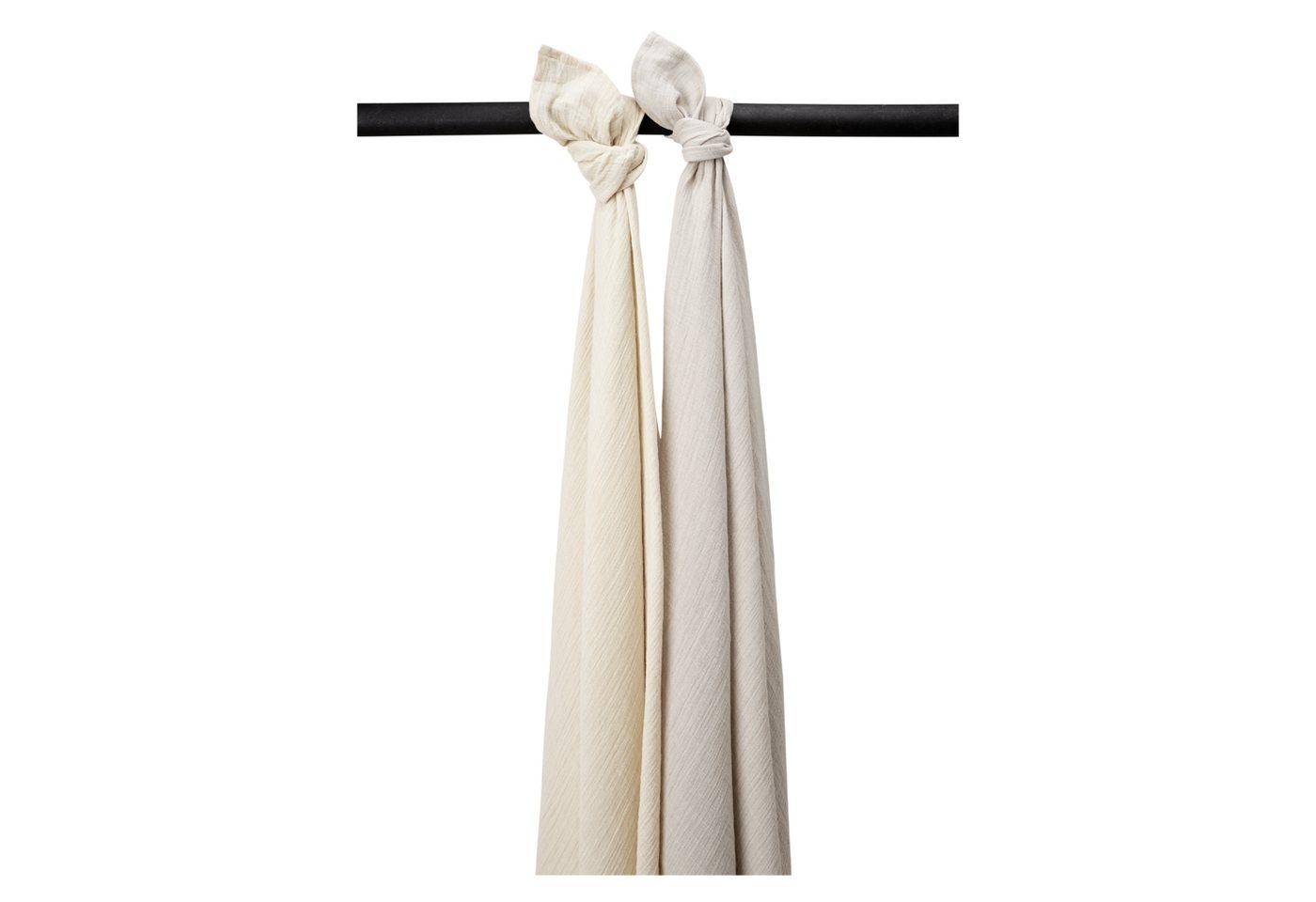 Meyco Baby Stoffwindeln Soft Sand/Greige (2-St), 120x120cm - 2-Pack von Meyco Baby