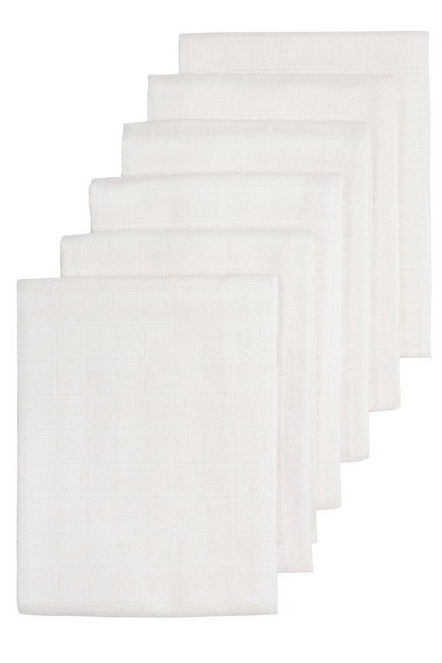 Meyco Baby Stoffwindeln Uni White (6-St), 60x60cm von Meyco Baby