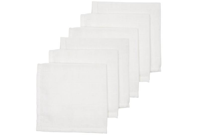 Meyco Baby Stoffwindeln White, 30x30cm - 6-Pack von Meyco Baby