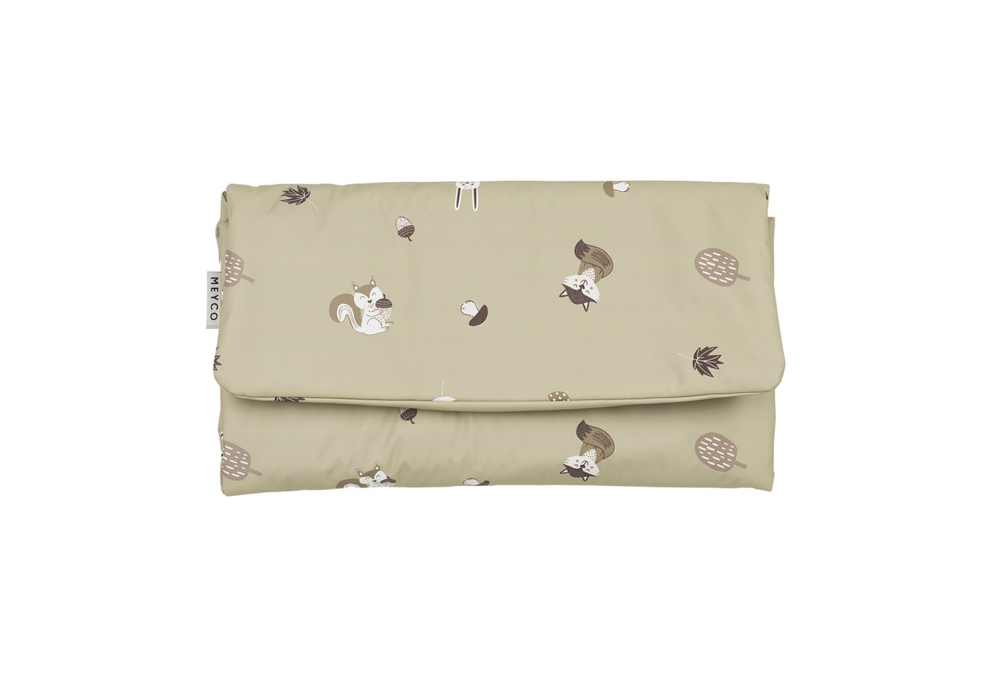 Meyco Baby Wickeltasche Forest Animals Sand (1-tlg), One size von Meyco Baby