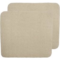 MEYCO Uni Wickelauflagenbezug 2er Pack Frottee Sand von Meyco
