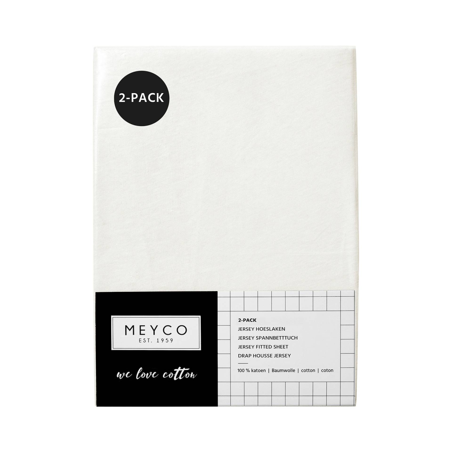 Meyco Baby 2er-Pack Jersey-Spannbetttücher 40x80 - 40x90cm Meyco Baby 2er-Pack Jersey-Spannbetttücher 40x80 - 40x90cm von Meyco Baby