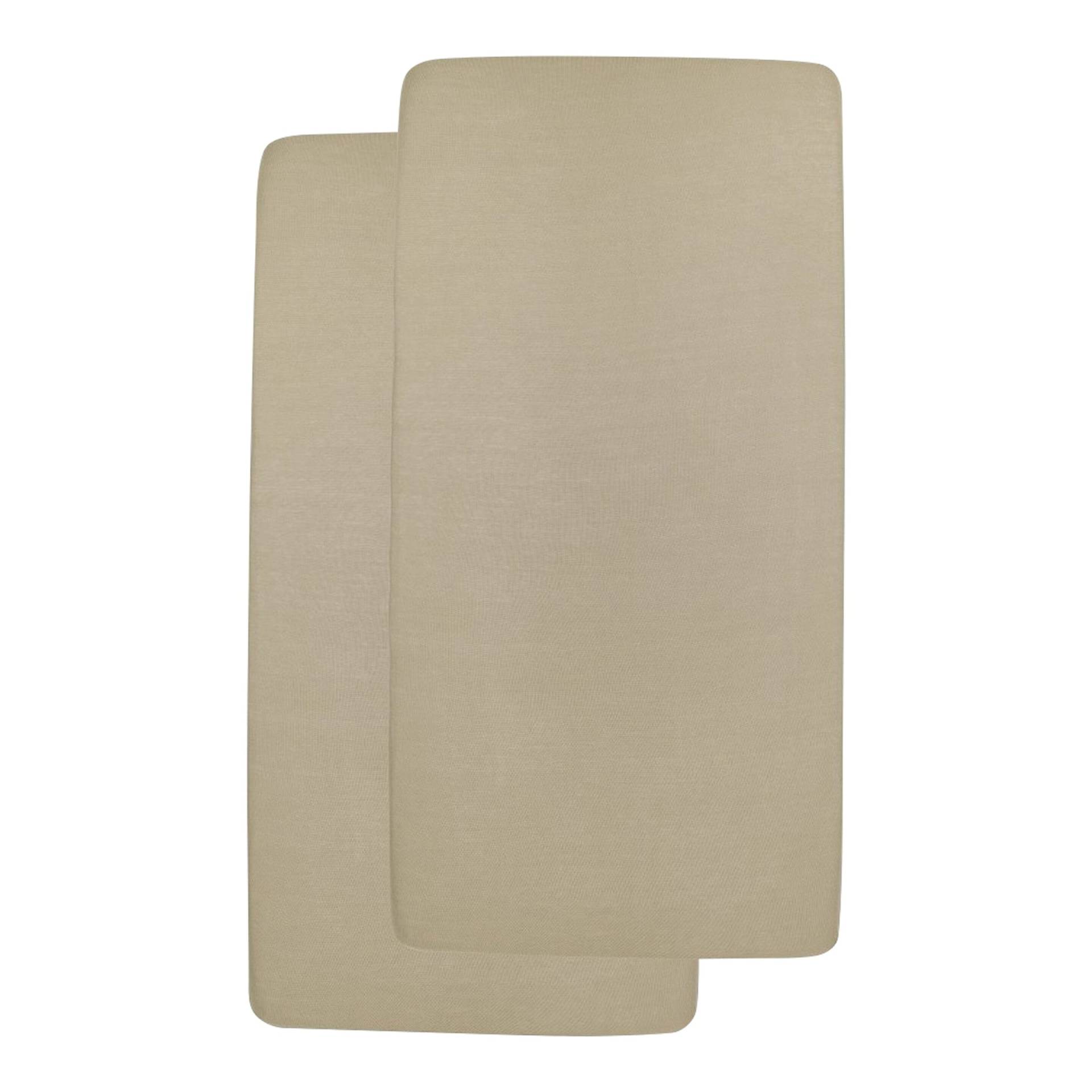 Meyco Baby 2er-Pack Jersey-Spannbetttücher 70x140 - 70x150 cm von Meyco Baby
