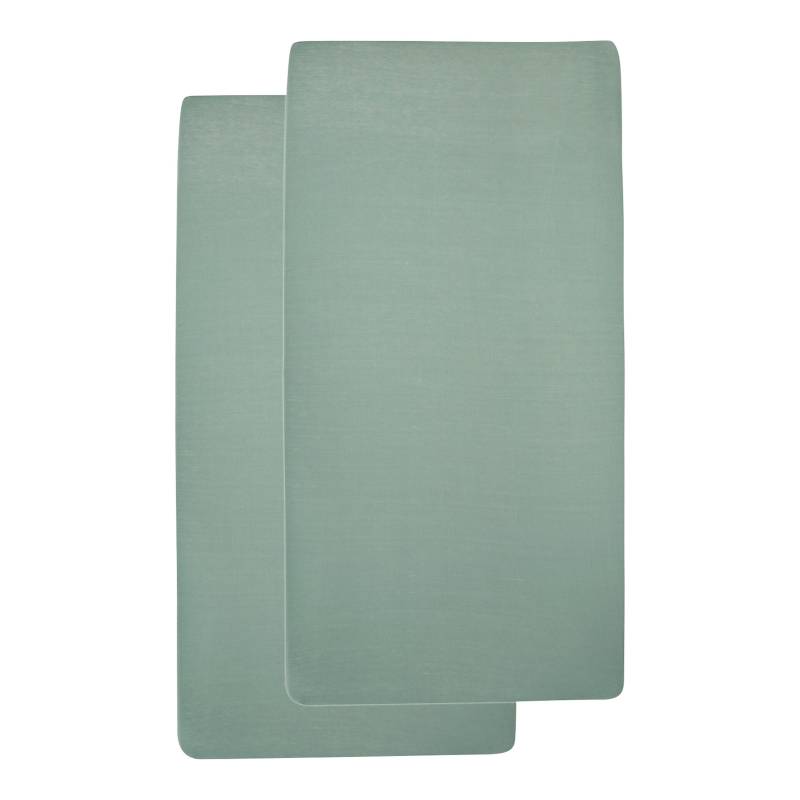 Meyco Baby 2er-Pack Jersey-Spannbetttücher 70x140 - 70x150 cm von Meyco Baby