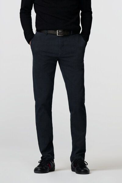 MEYER BAUMWOLLE-CHECK-CHINO von Meyer