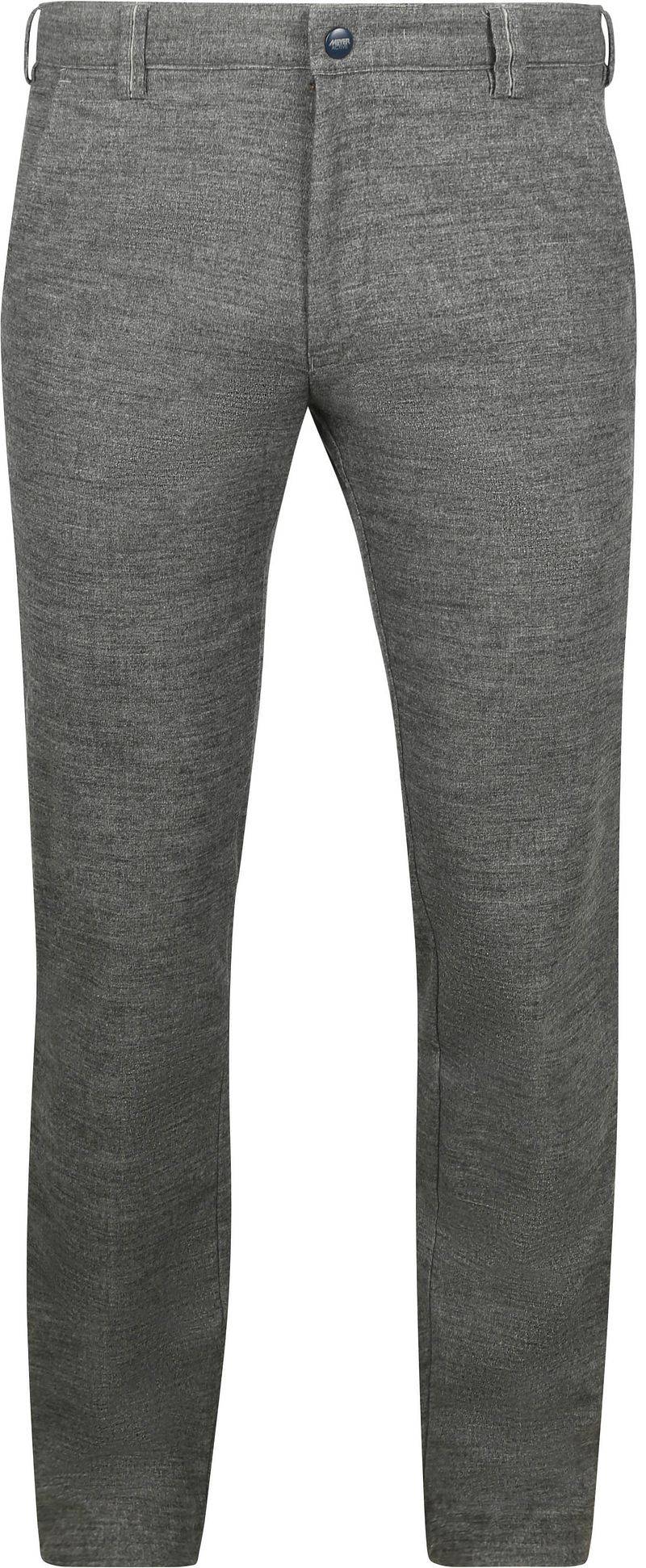 Meyer Chino Bonn Melange Grau - Größe 52 von Meyer