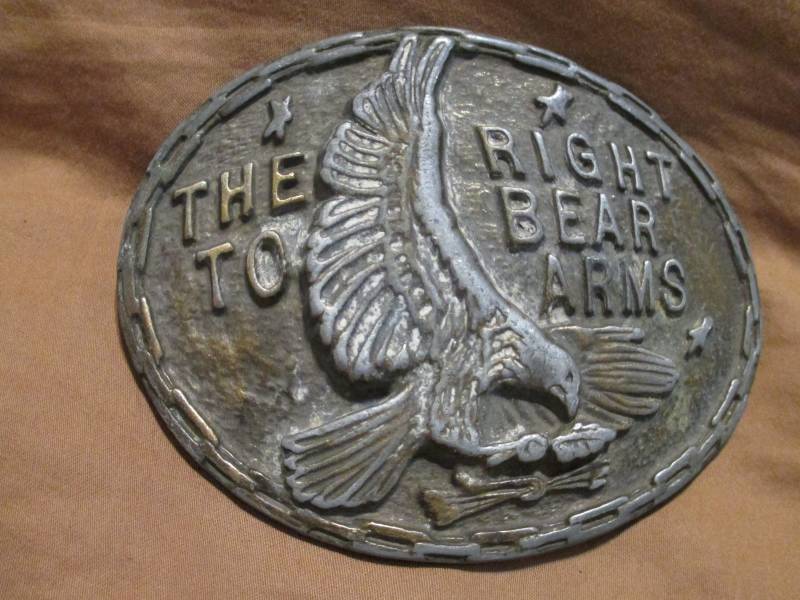 Vintage The Right To Bear Arms Schnalle Mit Aufsteigendem Adler # 1 von MezaL50