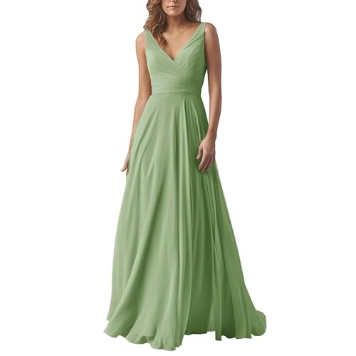 Abendkleid Damen Elegant Chiffon Brautjungfernkleider V-Ausschnitt A-Linie Lang Hochzeit Ballkleider Off Shoulder Cocktailkleid Lang Ballkleid Partykleid Maxikleid Formal Langes Kleid Abendkleid Damen Elegant Chiffon Brautjungfernkleider V-Ausschnitt A-Linie Lang Hochzeit Ballkleider Off Shoulder Cocktailkleid Lang Ballkleid Partykleid Maxikleid Formal Langes Kleid von Mfhmom