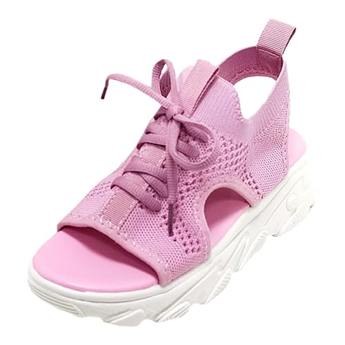 Atmungsaktive Orthopädische Sandalen für Damen Plateau Tennisschuhe Bequeme Walking Sandalen Fußgewölbeunterstützung Fasziitis Breite Sport Athletic Wandern Outdoor Sommer Elegante Sandalen, Rosa, 39 von Mfhmom