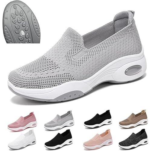 Damen Orthopädische Sneaker Atmungsaktive Schuhe Komfortschuhe für Krankenschwestern Leichte Sportschuhe mit Memory Schaum Bequem Stützend Sommerschuhe Weite H Walkingschuhe Puthands us von Mfhmom