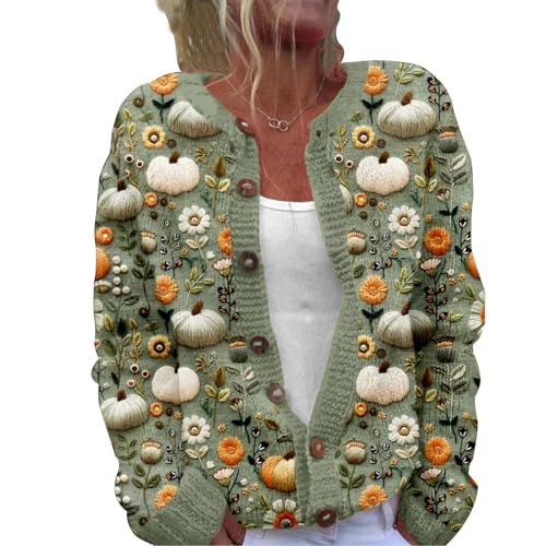 Lange Strickjacke Damen Lang Herbst Cardigan Winter Pullover Ugly Weatershirt Weihnachtes Cardigans mit Knöpfen Cute Front 3D Digital Bedruckte Mantel Jacke Strickcardigan Gemustert Strickpullover Lange Strickjacke Damen Lang Herbst Cardigan Winter Pullover Ugly Weatershirt Weihnachtes Cardigans mit Knöpfen Cute Front 3D Digital Bedruckte Mantel Jacke Strickcardigan Gemustert Strickpullover von Mfhmom