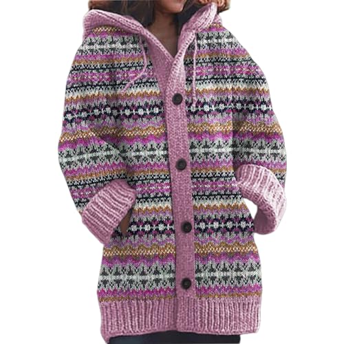 Mfhmom Damen Strickjacke Winter Cardigan Sweaters Weihnachtes 3D Digital Bedruckte Sweaterjackemit Kapuze Warm Sweatshirt Steppjacke Grobstrick Alpaka Langarm Knöpfen Strickpullover Kapuzenjacke Mfhmom Damen Strickjacke Winter Cardigan Sweaters Weihnachtes 3D Digital Bedruckte Sweaterjackemit Kapuze Warm Sweatshirt Steppjacke Grobstrick Alpaka Langarm Knöpfen Strickpullover Kapuzenjacke von Mfhmom