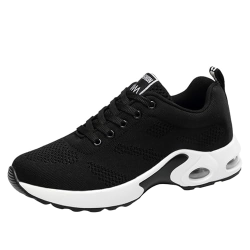 Mfhmom Damen Walking Schuhe Laufschuhe Sneaker rutschfeste Gummisohlen Dämpfung Luftkissen Bequeme atmungsaktive Leichte Atmungsaktiv Damen Gym Running Running Turnschuhe Sportschuhe Joggingschuhe von Mfhmom