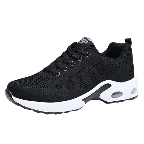 Mfhmom Damen Walking Schuhe Laufschuhe Sneaker rutschfeste Gummisohlen Dämpfung Luftkissen Bequeme atmungsaktive Leichte Atmungsaktiv Damen Gym Running Running Turnschuhe Sportschuhe Joggingschuhe von Mfhmom