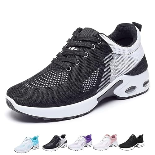 Mfhmom Orthopädische Sneaker Damen Diabetiker Schuhe Vermascht - Sommer Leicht Walkingschuhe Turnschuhe Atmungsaktive Lässige Komfort Laufschuhe Breite Fuß Trainer Bequeme Outdoor Sportschuhe von Mfhmom