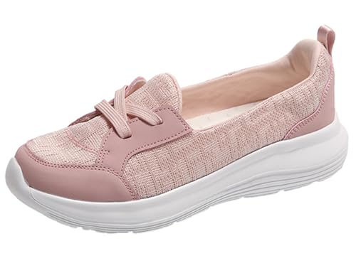 Orthopädische Turnschuhe für Damen | Orthopädische Schuhe für Damen | Rutschfeste Schuhe mit Fußgewölbestütze | Sportschuhe | Freizeitschuhe | Outdoor Fitness Gym Walking, Rosa, 40 EU von Mfhmom