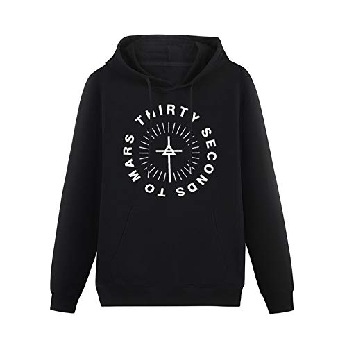 30 Seconds to Mars Monolith Logo Hoodies Long Sleeve Pullover Loose Hoody Sweatershirt L von Mgdk