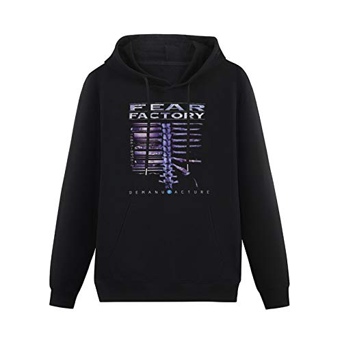 Fear Factory Demanufacture Rock Metal Hoodies Long Sleeve Pullover Loose Hoody Sweatershirt XL von Mgdk