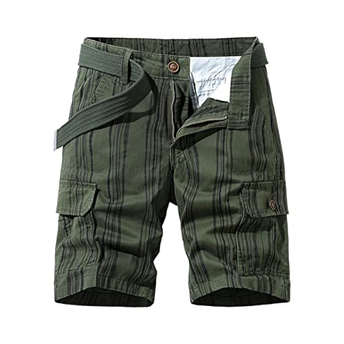 Mguotp Shorts Herren Kurze Hose Bermuda Sommer Herrenshorts Short Kurze Cargohose Herren Wanderhose Kurz von Mguotp