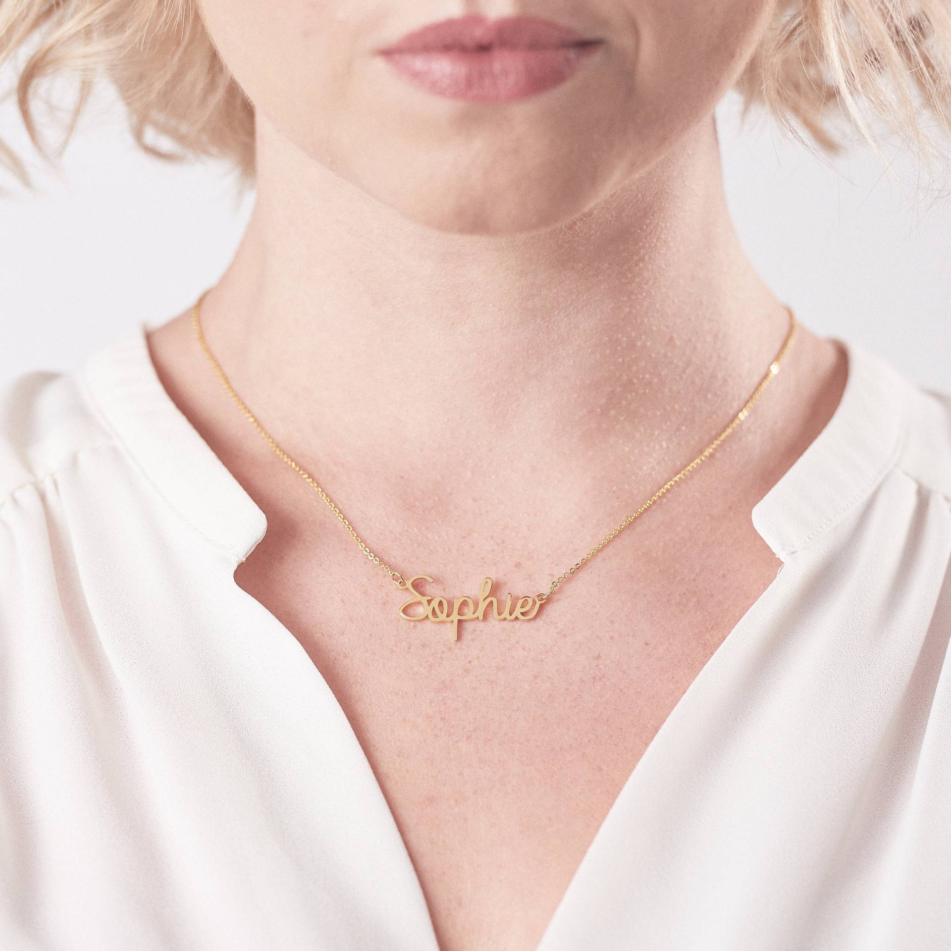Personalisierte Namenskette | Gold Tochter Name Geschenk Halskette Uk Namensschild Personalisierte Namenskette | Gold Tochter Name Geschenk Halskette Uk Namensschild von MhohoAndCo
