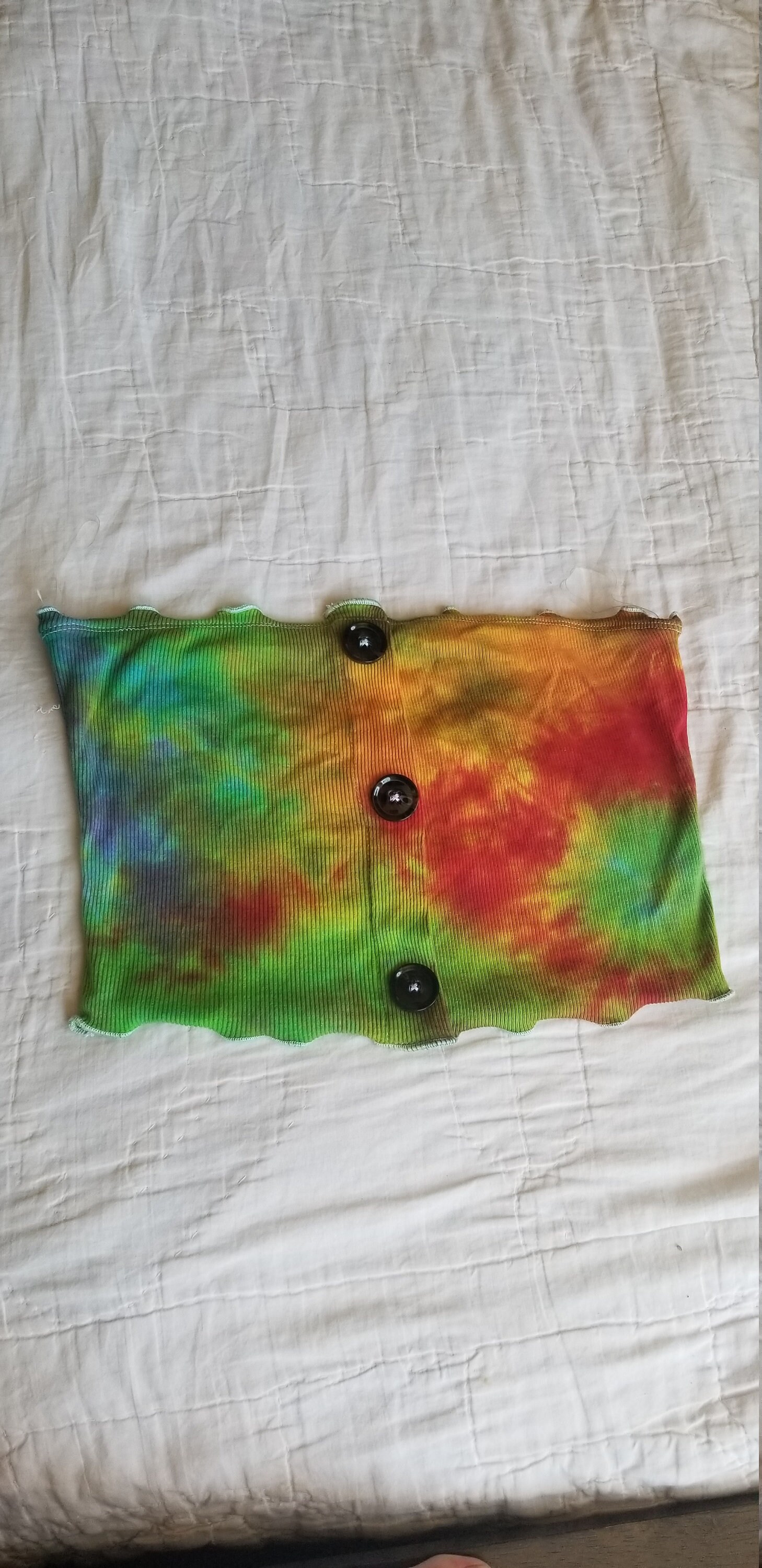 Regenbogen Krawattenfarbe Crop von MhoonHoops