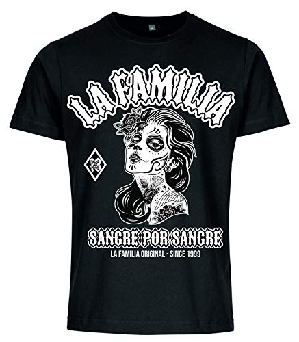 La Familia Original „Dia de los Muertos, T-Shirt in schwarz (3XL) von Mi Barrio