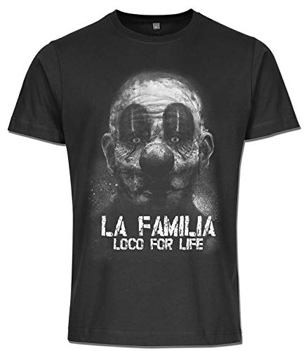 La Familia Original Loco for Life Prime Edition, T-Shirt schwarz (XL) von Mi Barrio