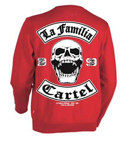 Mi Barrio La Familia Original Since 1999 MC13 Sweatshirt red (XXL) von Mi Barrio