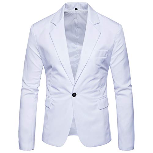 Herren Vier Jahreszeiten können einreihige Anzugjacke tragen Schlanke einfarbige Business Sakko Dinner Anzüge Hochzeit Groomsmen Gentleman Kleidung acht Farben Blazer Freizeit Leichte Jackett M-3XL von Mi Manchi