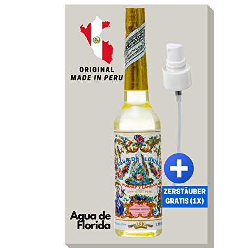 Mi-Tierra 2 in 1 Set Agua de Florida 270 ml Spirit Florida Water + 1 ZERSTÄUBER. Ein Cologne, ein Duft das erfrischend und belebend auf unsere Sinne wirkt. von Mi-Tierra