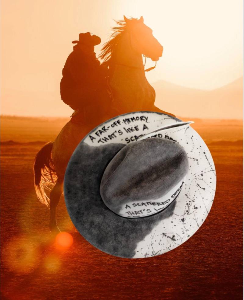 Grau/Weißer Fedora Outback Hut - Indigener Personalisierbar | Hochwertiger Aus Woll-Filz Handgefertigt Geschenkidee Unisex von MiBoStoreVonMike