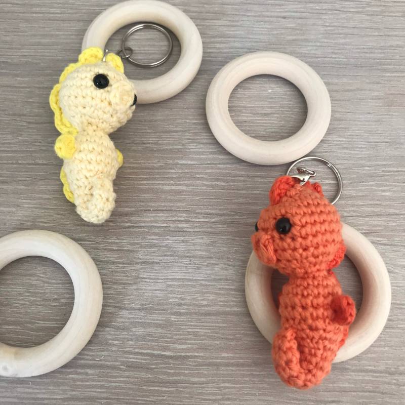 Amigurumi Schlüsselanhänger - Seepferdchen Gehäkelt von MiKaNie